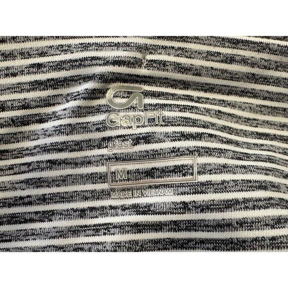Gap GapFit gFast Striped leggings, Black, White & Red, Sz: M, 73-08 - Picture 8 of 16